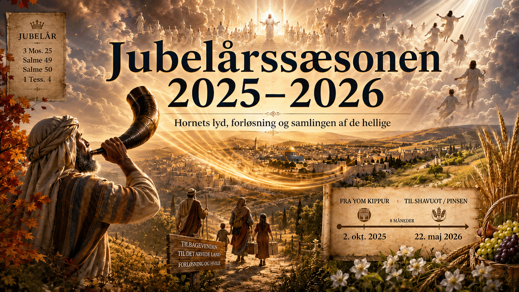 Jubelåret 2025-2026: Forløsning, høst og samlingen af de hellige