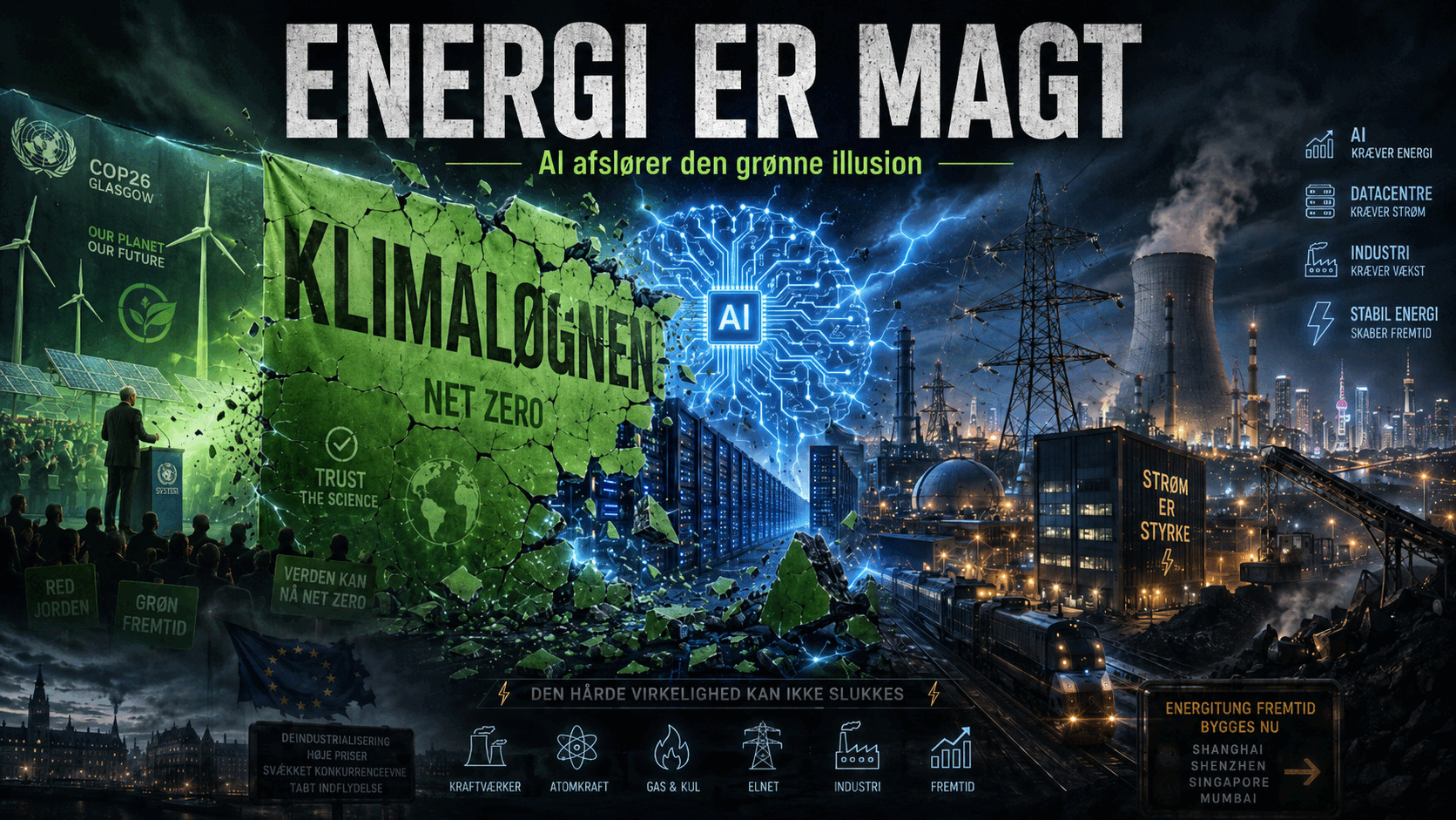 Klimaløgnen afsløres af energibehov og AI