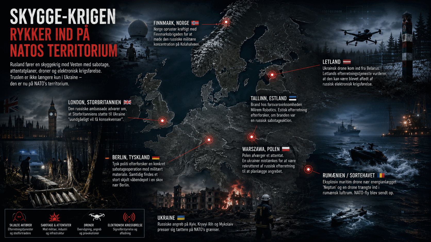 Skyggekrigen rykker ind på NATO's territorium